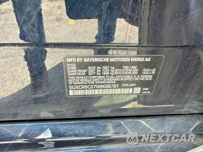 Zdjęcie 10 z 10 samochodu: 2022 BMW X5 XDRIVE40I VIN:5UXCR6C07N9K88781 - miniatura