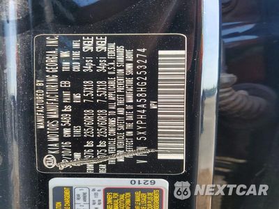 Zdjęcie 13 z 13 samochodu: 2017 KIA SORENTO EX VIN:5XYPH4A58HG253274 - miniatura