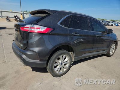 Trzecie zdjęcie samochodu z tyłu: 2019 FORD EDGE TITANIUM VIN:2FMPK4K92KBC02136 - miniatura