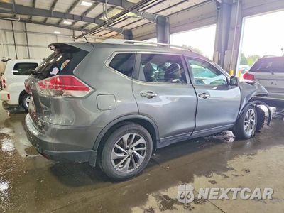 Trzecie zdjęcie samochodu z tyłu: 2016 NISSAN ROGUE SL VIN:5N1AT2MV1GC789244 - miniatura