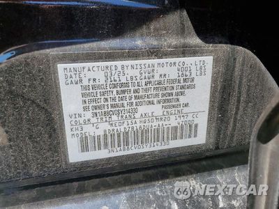 Zdjęcie 12 z 12 samochodu: 2025 NISSAN SENTRA SV VIN:3N1AB8CV0SY314330 - miniatura