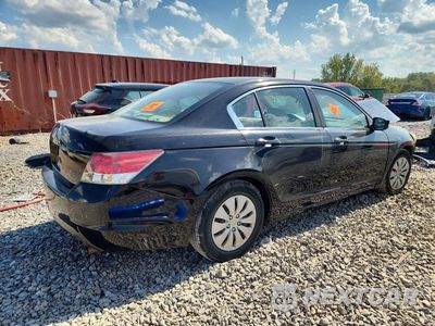 Trzecie zdjęcie samochodu z tyłu: 2010 HONDA ACCORD LX VIN:1HGCP2F36AA140170 - miniatura