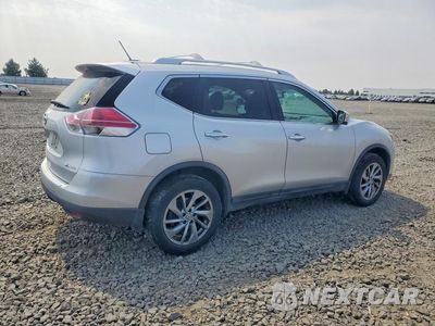 Trzecie zdjęcie samochodu z tyłu: 2015 NISSAN ROGUE SL VIN:5N1AT2MV9FC876713 - miniatura