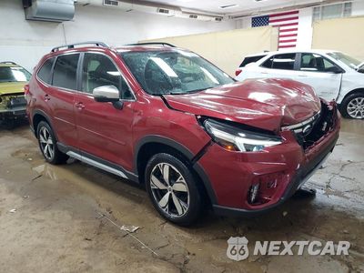 Czwarte zdjęcie samochodu z boku: 2021 SUBARU FORESTER TOURING VIN:JF2SKAXC0MH507336 - miniatura