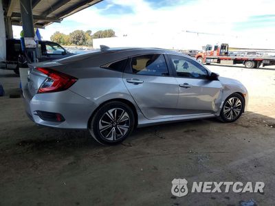 Trzecie zdjęcie samochodu z tyłu: 2018 HONDA CIVIC EX VIN:JHMFC1F34JX005735 - miniatura