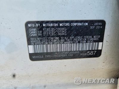 Zdjęcie 13 z 13 samochodu: 2015 MITSUBISHI LANCER SE VIN:JA32V2FW5FU005888 - miniatura