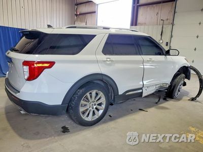 Trzecie zdjęcie samochodu z tyłu: 2021 FORD EXPLORER LIMITED VIN:1FMSK7FH6MGB06311 - miniatura
