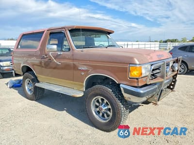 Czwarte zdjęcie samochodu z boku: 1989 FORD BRONCO U100 VIN:1FMEU15N4KLA82395 - miniatura