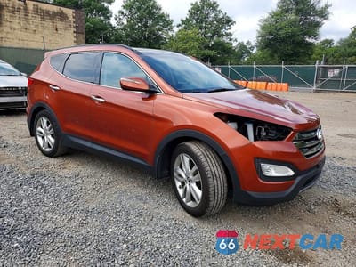 Czwarte zdjęcie samochodu z boku: 2014 HYUNDAI SANTA FE SPORT 2.0T VIN:5XYZW3LAXEG213552 - miniatura