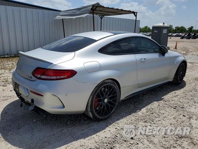 Trzecie zdjęcie samochodu z tyłu: 2018 MERCEDES-BENZ C 63 AMG-S VIN:WDDWJ8HB4JF680436 - miniatura