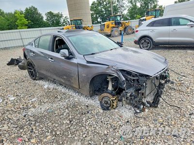 Czwarte zdjęcie samochodu z boku: 2020 INFINITI Q50 3.0T LUXE VIN:JN1EV7AR0LM255342 - miniatura