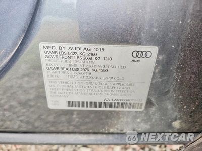 Zdjęcie 12 z 12 samochodu: 2016 AUDI Q5 PREMIUM PLUS VIN:WA1L2AFP6GA079402 - miniatura