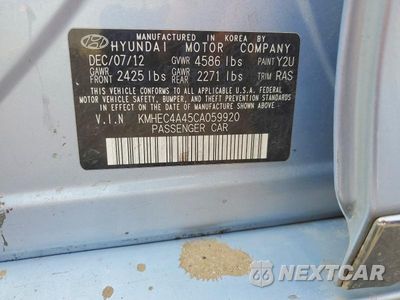 Zdjęcie 23 z 24 samochodu: 2012 HYUNDAI SONATA HYBRID VIN:KMHEC4A45CA059920 - miniatura