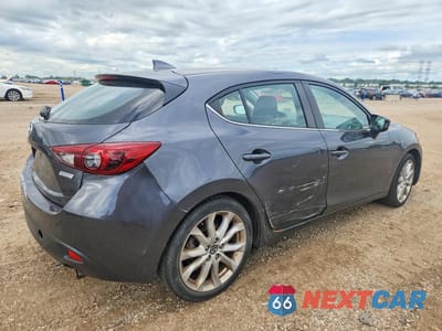 Trzecie zdjęcie samochodu z tyłu: 2016 MAZDA 3 GRAND TOURING VIN:JM1BM1N36G1355846 - miniatura
