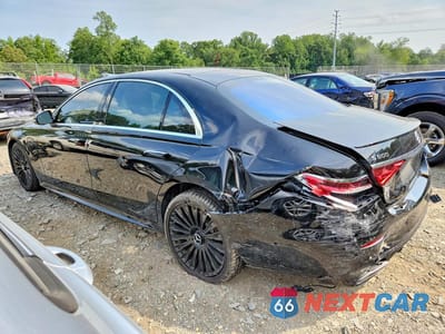 Drugie zdjęcie samochodu z przodu: 2022 MERCEDES-BENZ S 500 4MATIC VIN:W1K6G6DB8NA147372 - miniatura