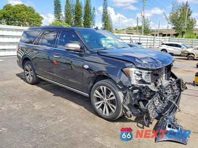 Czwarte zdjęcie samochodu z boku: 2021 FORD EXPEDITION MAX KING RANCH VIN:1FMJK1NT4MEA64134 - miniatura