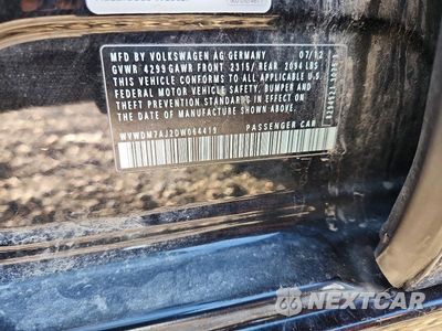 Zdjęcie 12 z 12 samochodu: 2013 VOLKSWAGEN GOLF VIN:WVWDM7AJ2DW064419 - miniatura