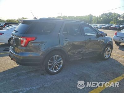 Trzecie zdjęcie samochodu z tyłu: 2018 FORD EXPLORER XLT VIN:1FM5K7D82JGC40129 - miniatura
