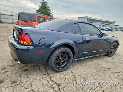 Trzecie zdjęcie samochodu z tyłu: 1999 FORD MUSTANG COBRA SVT VIN:1FAFP47V4XF197735 - miniatura