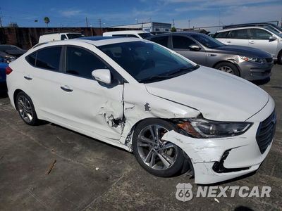 Czwarte zdjęcie samochodu z boku: 2017 HYUNDAI ELANTRA LIMITED VIN:5NPD84LF1HH036103 - miniatura