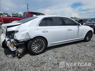 Trzecie zdjęcie samochodu z tyłu: 2017 GENESIS G90 PREMIUM VIN:KMHG34JA8HU027984 - miniatura