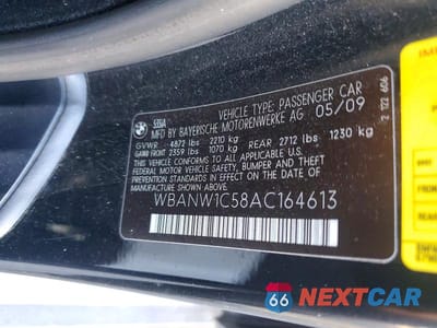 Zdjęcie 12 z 12 samochodu: 2010 BMW 535 I VIN:WBANW1C58AC164613 - miniatura