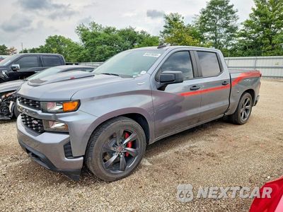 2021 CHEVROLET SILVERADO K1500 CUSTOM 1GCUYBEF8MZ100948 - główne zdjęcie licytacji z USA - miniatura