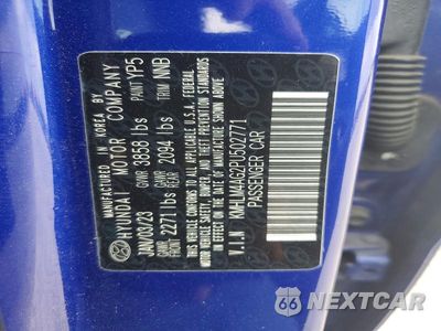 Zdjęcie 12 z 12 samochodu: 2023 HYUNDAI ELANTRA SEL VIN:KMHLM4AG2PU502771 - miniatura