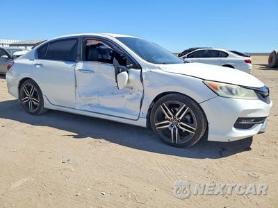 Czwarte zdjęcie samochodu z boku: 2017 HONDA ACCORD SPORT VIN:1HGCR2F5XHA116444 - miniatura