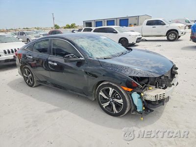 Czwarte zdjęcie samochodu z boku: 2018 HONDA CIVIC TOURING VIN:JHMFC1F98JX024356 - miniatura