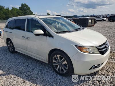 Czwarte zdjęcie samochodu z boku: 2015 HONDA ODYSSEY TOURING VIN:5FNRL5H99FB015962 - miniatura