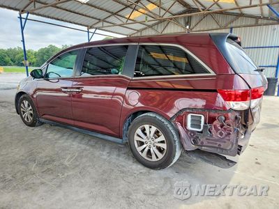 Drugie zdjęcie samochodu z przodu: 2015 HONDA ODYSSEY EXL VIN:5FNRL5H68FB069906 - miniatura