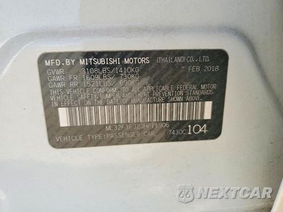 Zdjęcie 13 z 13 samochodu: 2018 MITSUBISHI MIRAGE G4 ES VIN:ML32F3FJ2JHF11906 - miniatura
