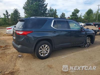 Trzecie zdjęcie samochodu z tyłu: 2018 CHEVROLET TRAVERSE LT VIN:1GNERGKW3JJ161192 - miniatura
