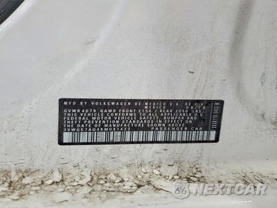 Zdjęcie 13 z 13 samochodu: 2019 VOLKSWAGEN GOLF S VIN:3VWG57AU4KM031422 - miniatura