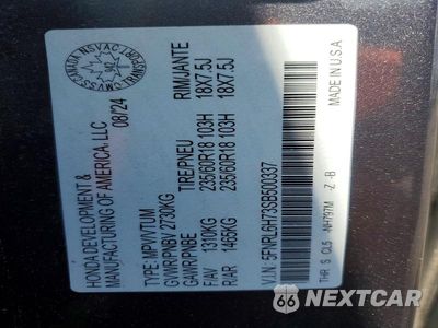 Zdjęcie 13 z 13 samochodu: 2025 HONDA ODYSSEY SPORT-L VIN:5FNRL6H73SB500337 - miniatura