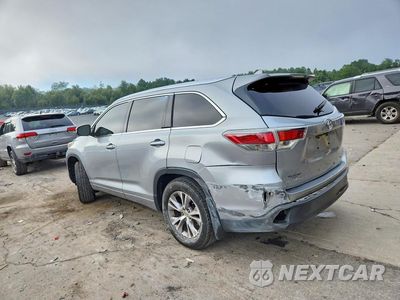 Drugie zdjęcie samochodu z przodu: 2015 TOYOTA HIGHLANDER XLE VIN:5TDJKRFH5FS095936 - miniatura
