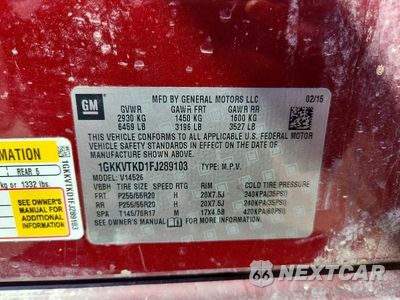 Zdjęcie 13 z 13 samochodu: 2015 GMC ACADIA DENALI VIN:1GKKVTKD1FJ289103 - miniatura