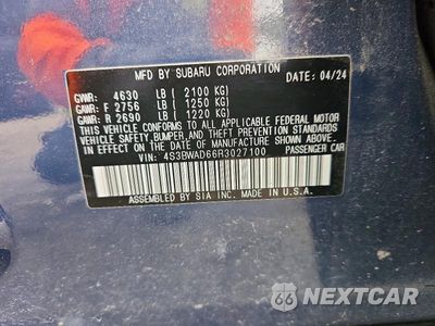 Zdjęcie 13 z 13 samochodu: 2024 SUBARU LEGACY PREMIUM VIN:4S3BWAD66R3027100 - miniatura