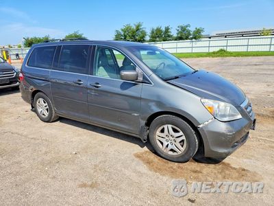 Czwarte zdjęcie samochodu z boku: 2007 HONDA ODYSSEY EXL VIN:5FNRL38777B134596 - miniatura