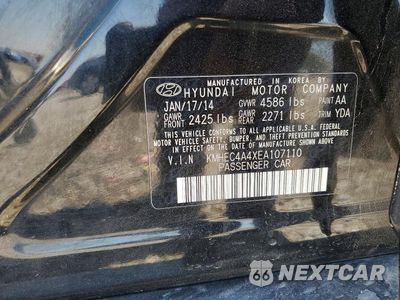 Zdjęcie 13 z 13 samochodu: 2014 HYUNDAI SONATA HYBRID VIN:KMHEC4A4XEA107110 - miniatura