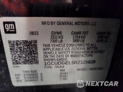 Zdjęcie 12 z 12 samochodu: 2024 CHEVROLET SILVERADO K1500 LTZ VIN:1GCUDGEL5RZ125828 - miniatura