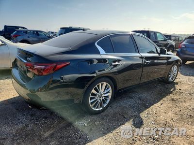 Trzecie zdjęcie samochodu z tyłu: 2023 INFINITI Q50 LUXE VIN:JN1EV7BR9PM542053 - miniatura