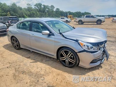 Czwarte zdjęcie samochodu z boku: 2016 HONDA ACCORD SPORT VIN:1HGCR2F51GA222814 - miniatura