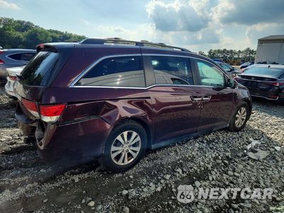 Trzecie zdjęcie samochodu z tyłu: 2014 HONDA ODYSSEY EXL VIN:5FNRL5H63EB077863 - miniatura