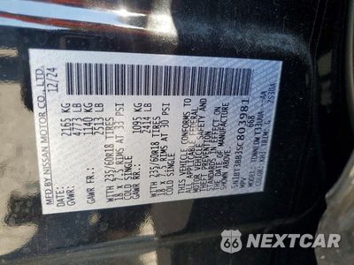 Zdjęcie 13 z 13 samochodu: 2025 NISSAN ROGUE SV VIN:5N1BT3BB3SC803981 - miniatura