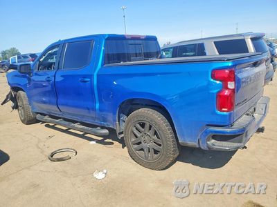Drugie zdjęcie samochodu z przodu: 2022 CHEVROLET SILVERADO K1500 RST VIN:3GCUDEED4NG536502 - miniatura