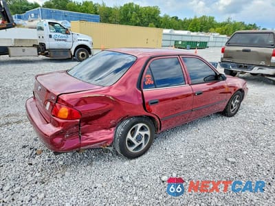 Trzecie zdjęcie samochodu z tyłu: 2000 TOYOTA COROLLA VE VIN:1NXBR12E4YZ403492 - miniatura