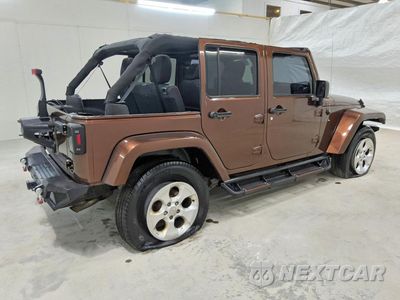 Trzecie zdjęcie samochodu z tyłu: 2013 JEEP WRANGLER UNLIMITED SAHARA VIN:1C4BJWEG0DL698502 - miniatura