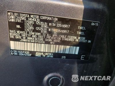 Zdjęcie 12 z 12 samochodu: 2015 TOYOTA RAV4 XLE VIN:JTMRFREV4FD150306 - miniatura